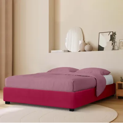 Кровать двуспальная COSAS Mango Sangria 180x200 см Винный