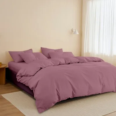 Ліжко двоспальне COSAS Mango Plum 180x200 см Сливовий
