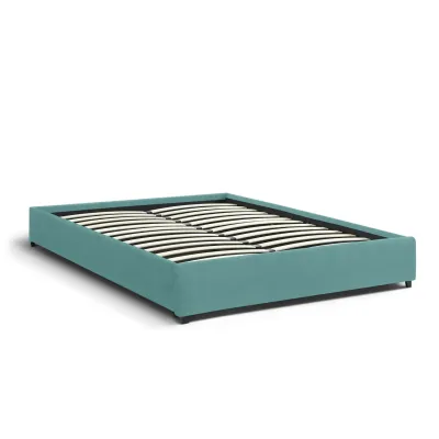 Кровать двуспальная COSAS Mango Nevada 180x200 см Бирюзовый