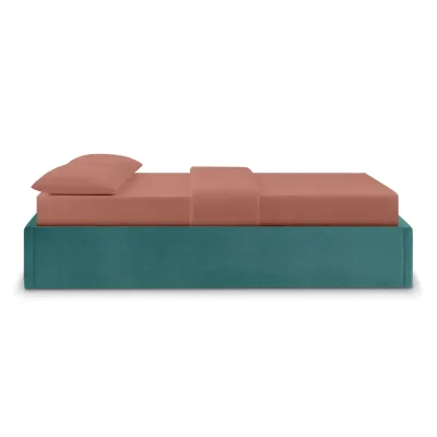 Ліжко двоспальне COSAS Papaya Ocean 180x200 см Смарагдовий Ліжко двоспальне COSAS Papaya Ocean 180x200 см Смарагдовий