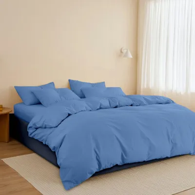 Ліжко двоспальне COSAS Papaya Denim 180x200 см Кобальт Ліжко двоспальне COSAS Papaya Denim 180x200 см Кобальт