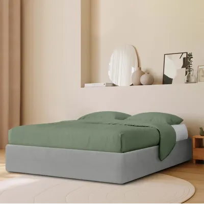 Ліжко двоспальне COSAS Papaya Shadow 180x200 см Перламутр