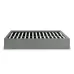 Кровать двуспальная COSAS Papaya Stone 180x200 см Базальт Кровать двуспальная COSAS Papaya Stone 180x200 см Базальт