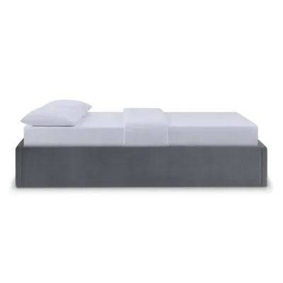 Кровать двуспальная COSAS Papaya Iron 180x200 см Гранит