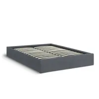 Ліжко двоспальне COSAS Papaya Lava 180x200 см Антрацит