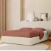 Ліжко двоспальне COSAS Papaya Almond 180x200 см Кремовий