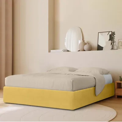 Ліжко двоспальне COSAS Papaya Summer 180x200 см Жовтий