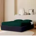 Кровать двуспальная COSAS Papaya Nightfall 180x200 см Сапфир