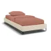 Кровать односпальная COSAS Kiwi Almond 90х200 см Кремовый Кровать односпальная COSAS Kiwi Almond 90х200 см Кремовый
