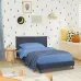 Кровать односпальная COSAS Mandarin Denim 90х200 см Кобальт