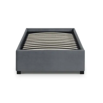 Кровать односпальная COSAS Mango Iron 90х200 см Гранит