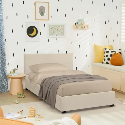 Ліжко односпальне COSAS Mango Pastel 90х200 см Ваніль Ліжко односпальне COSAS Mango Pastel 90х200 см Ваніль