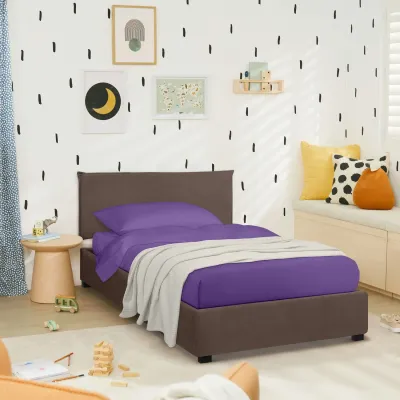 Ліжко односпальне COSAS Mango Walnut 90х200 см Махагон