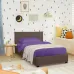 Ліжко односпальне COSAS Mango Walnut 90х200 см Махагон