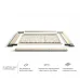 Ліжко односпальне COSAS Mango Nevada 90х200 см Бірюзовий