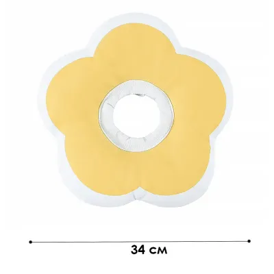М'який комір-подушка для кішок No Brand DT-1018 L Yellow