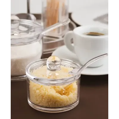 Емкость для специй с ложкой One Chef 100 мл Прозрачная