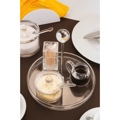 Ємність для спецій з ложкою One Chef 260 мл Прозора