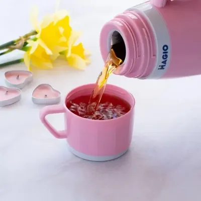 Термос зі скляною колбою 0.5л Magio MG-1051P Pink