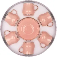 Чайный сервиз на 6 персон pinks 220 мл BonaDi Розовый DP229736