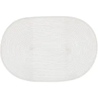 Килимки-плейсмати BonaDi Casual Oval 44х30 см Білий 4 шт DP229847 Килимки-плейсмати BonaDi Casual Oval 44х30 см Білий 4 шт DP229847