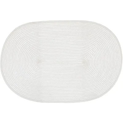 Килимки-плейсмати BonaDi Casual Oval 44х30 см Білий 4 шт DP229847