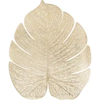 Коврики-плейсматы BonaDi Monstera Gold 32х38 см Золотистый 4 шт DP229864