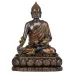 Фігура інтер'єрна Buddha висота 14 см Veronese Коричневий AL229943