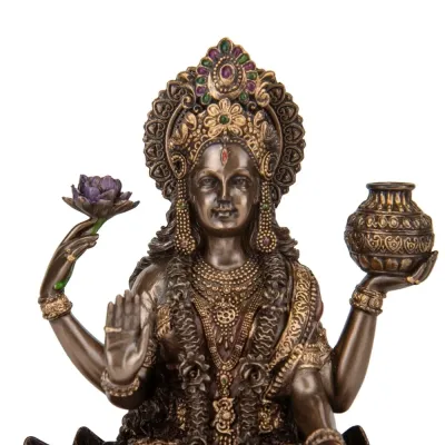 Фигура интерьерная Goddess Ganga 20 см Veronese Коричневый AL229944