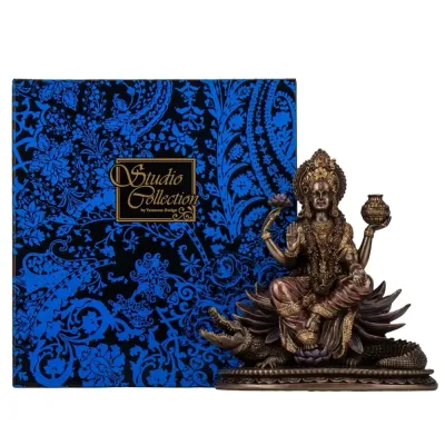 Фигура интерьерная Goddess Ganga 20 см Veronese Коричневый AL229944