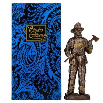 Фігура інтер'єрна Fireman 30 см Veronese Коричневий AL229945