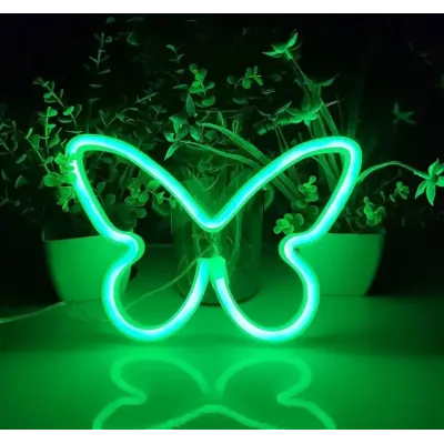 Настенный светильник-ночник Angel Бабочка Butterfly зеленая Настенный светильник-ночник Angel Бабочка Butterfly зеленая