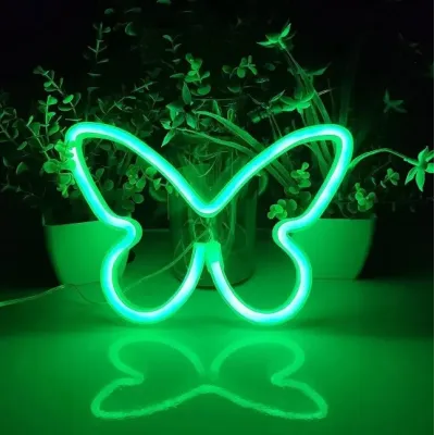 Настенный светильник-ночник Angel Бабочка Butterfly зеленая Настенный светильник-ночник Angel Бабочка Butterfly зеленая