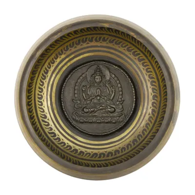 Поющая чаша Kailash 165х165х71 мм Античный Бронзовый (27710)