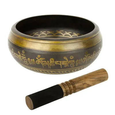 Поющая чаша Kailash 165х165х71 мм Античный Бронзовый (27710)