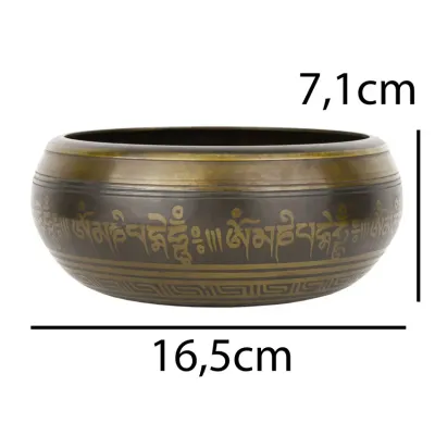 Співоча чаша Kailash 165х165х71 мм Античний Бронзовий (27711) Співоча чаша Kailash 165х165х71 мм Античний Бронзовий (27711)