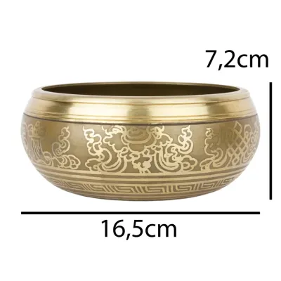 Співоча чаша Kailash 165х165х72 мм Бронзовий (27718) Співоча чаша Kailash 165х165х72 мм Бронзовий (27718)