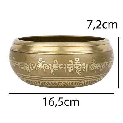 Співоча чаша Kailash 165х165х72 мм Бронзовий (27719)