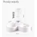 Кормушка для котов и собак RIAS Pet Love Bowl с поилкой White