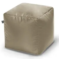 Безкаркасний пуф Tia-Sport Кубик 30х30х30 см Світло-коричневий (sm-0012-509)