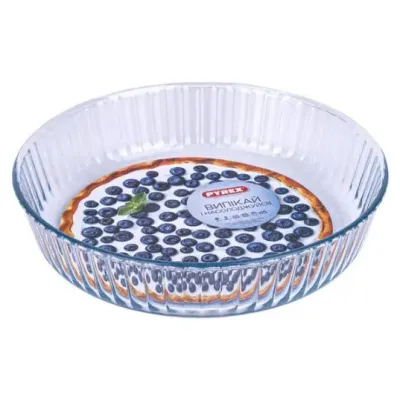 Форма для запекания круглая Pyrex B&E 26 см (818BN00/B046) Форма для запекания круглая Pyrex B&E 26 см (818BN00/B046)