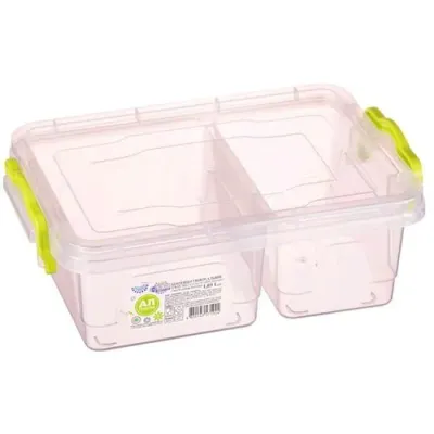 Контейнер харчовий AL-PLASTIK Twin 0,5 л 16,2х11,2х6,4 см АЛ 18 Контейнер харчовий AL-PLASTIK Twin 0,5 л 16,2х11,2х6,4 см АЛ 18