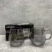 Набор чашек из боросиликатного стекла 300 мл Ardesto Grapfite 2шт AR2630GR Набор чашек из боросиликатного стекла 300 мл Ardesto Grapfite 2шт AR2630GR