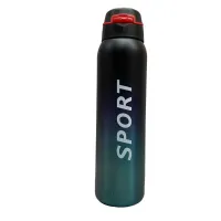 Термос-поїлка 500 мл Sport Stenson MT-3450/33203 зелено-чорний