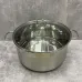 Кастрюля из нержавеющей стали со стеклянной крышкой 7 л Maestro MR-3508-26