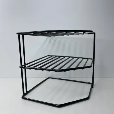 Органайзер-підставка для тарілок DECOR ART 20,5х20,5х20,5 см 1033 чорний