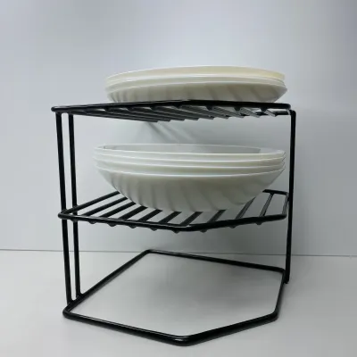 Органайзер-підставка для тарілок DECOR ART 20,5х20,5х20,5 см 1033 чорний