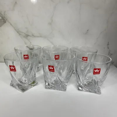 Набір склянок Quadro 6 шт 340 мл Yujing Glassware 2772/3701 Набір склянок Quadro 6 шт 340 мл Yujing Glassware 2772/3701