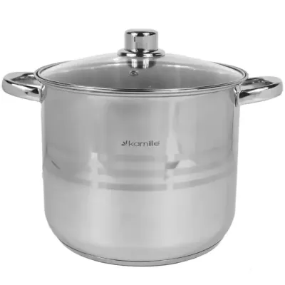 Каструля з кришкою 8,5 л Kamille KM-5403