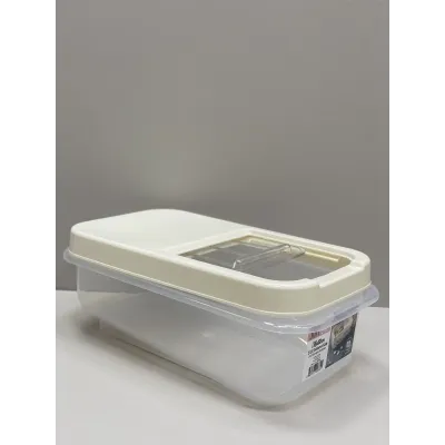 Контейнер для зберігання сипучих продуктів 5 л SOFT CHEF 00764 прозорий/білий